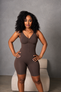 Zip Mid Thigh Bodysuit