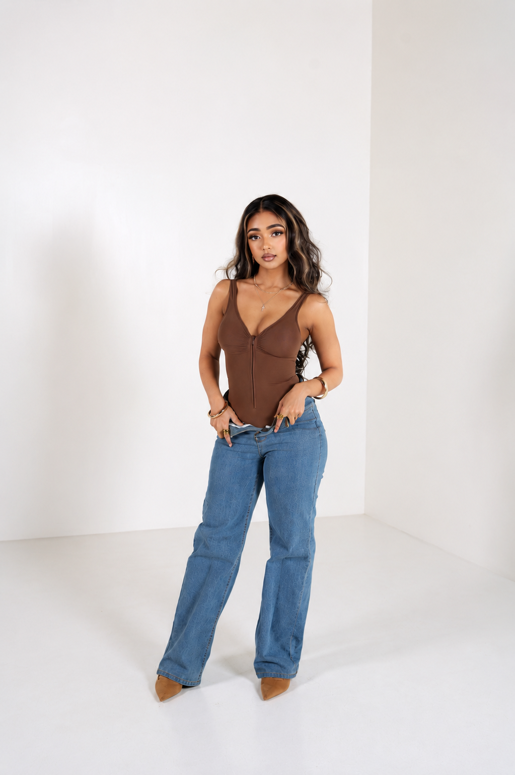 Zip Brief Bodysuit
