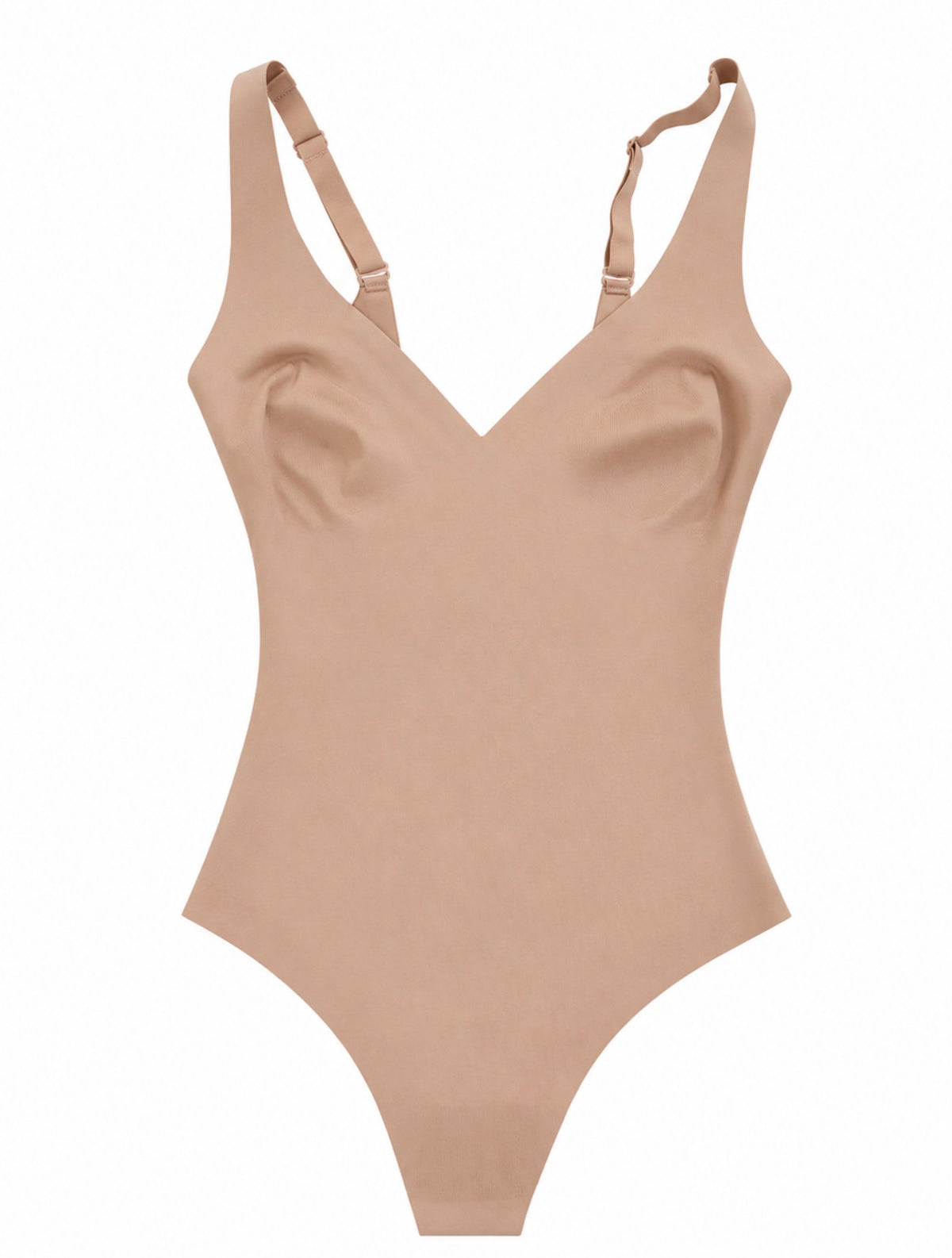 Nude Sculpt Brief Bodysuit front view