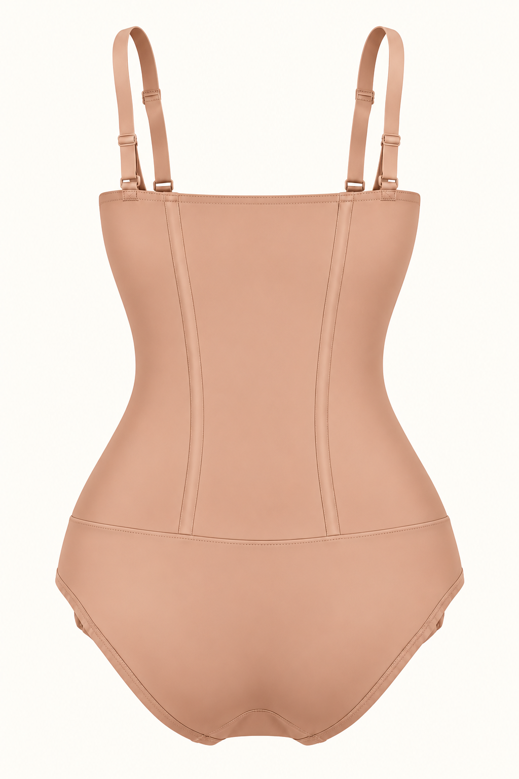 Sculpt Hourglass Compression Bodysuit nude back