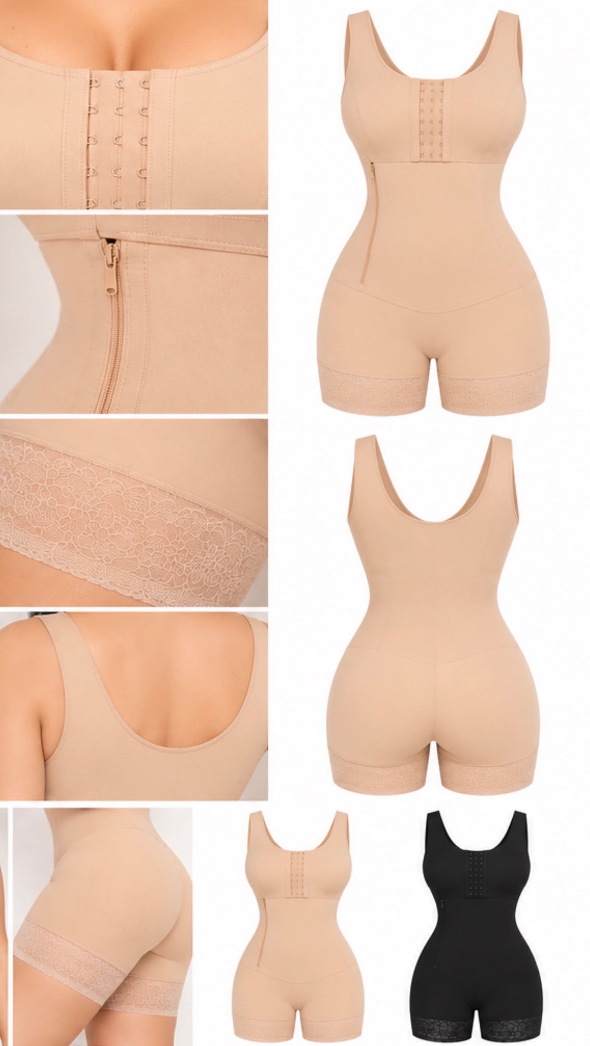 Nude shapewear details